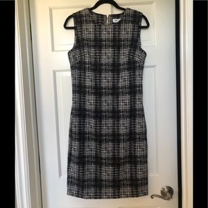 Calvin Klein printed sheath dress